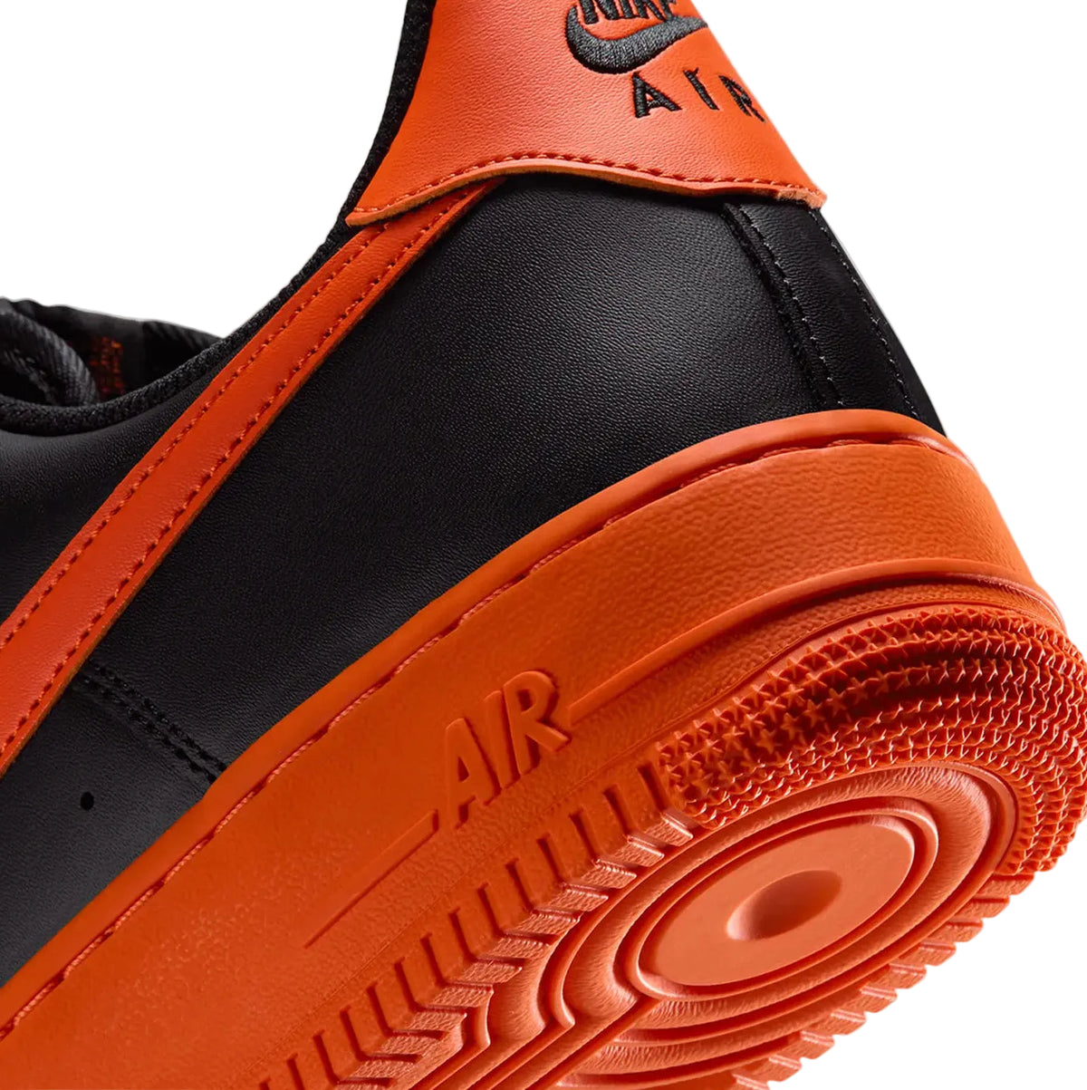 Nike Air Force 1 Low '07 Black Safety Orange