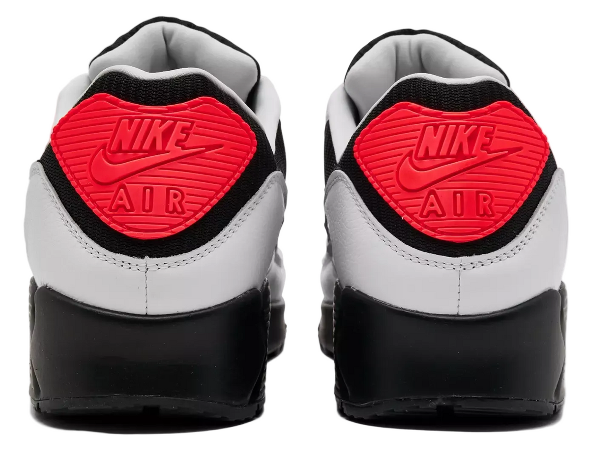 Nike Air Max 90 White Black Radiant Red