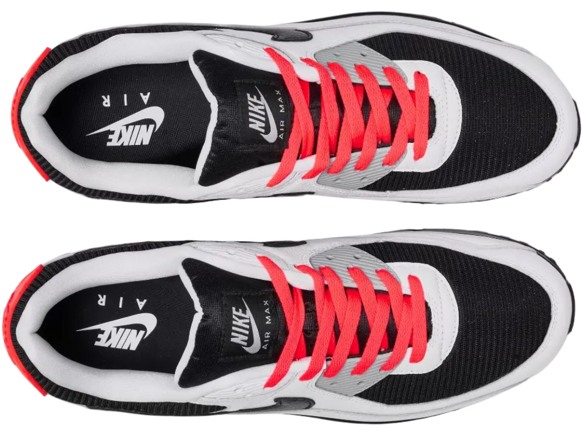 Nike Air Max 90 White Black Radiant Red