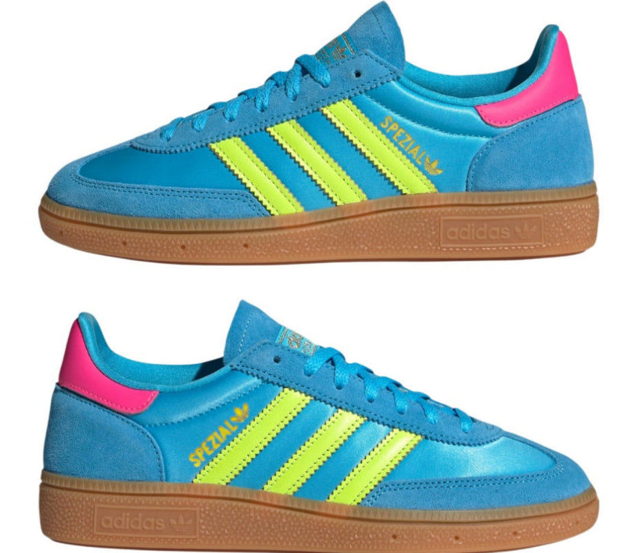 Adidas Handball Spezial Sky Rush Solar Yellow Lucid Pink (Women's)