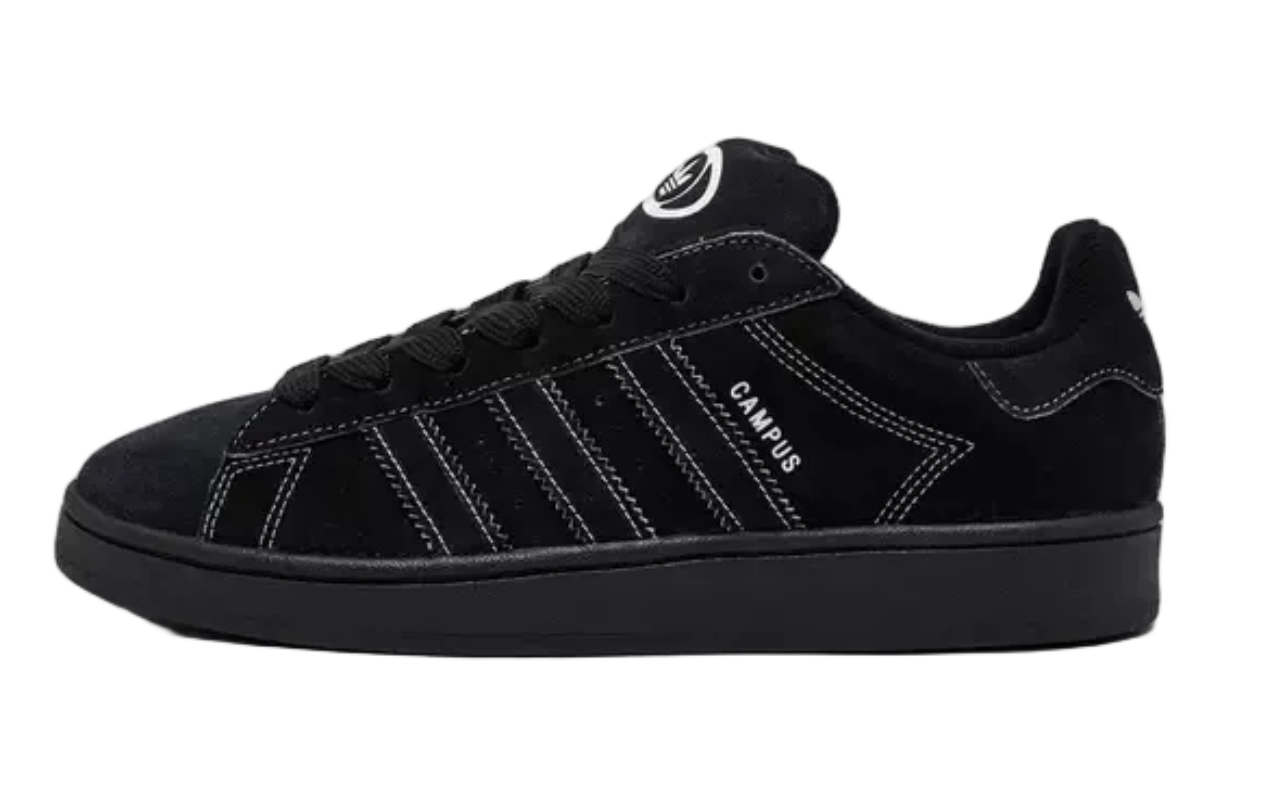 Adidas Campus 00s Core Black White Stitching