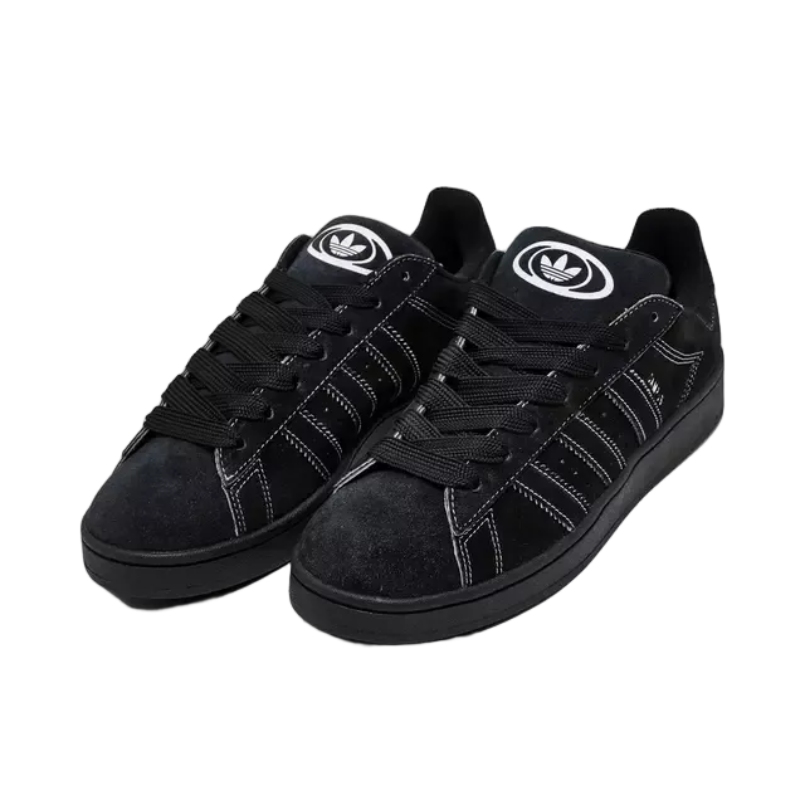 Adidas Campus 00s Core Black White Stitching