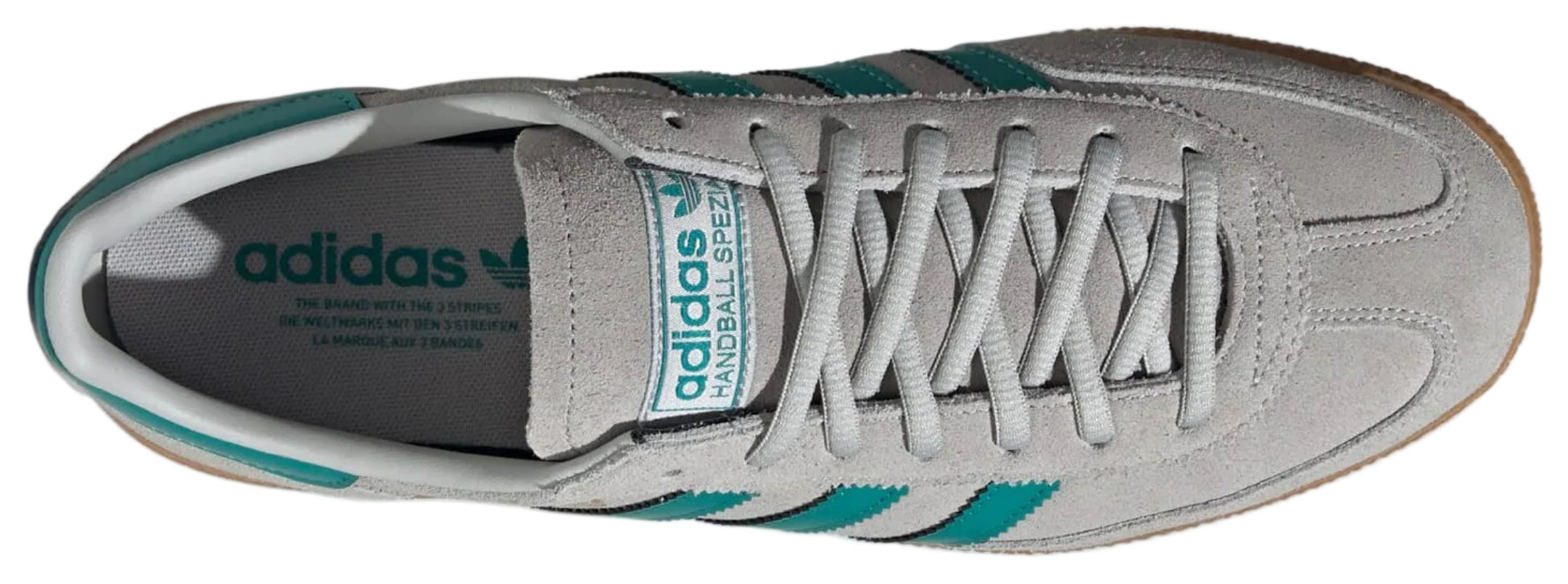 Adidas Handball Spezial Grey Two Pure Teal Gold Metallic