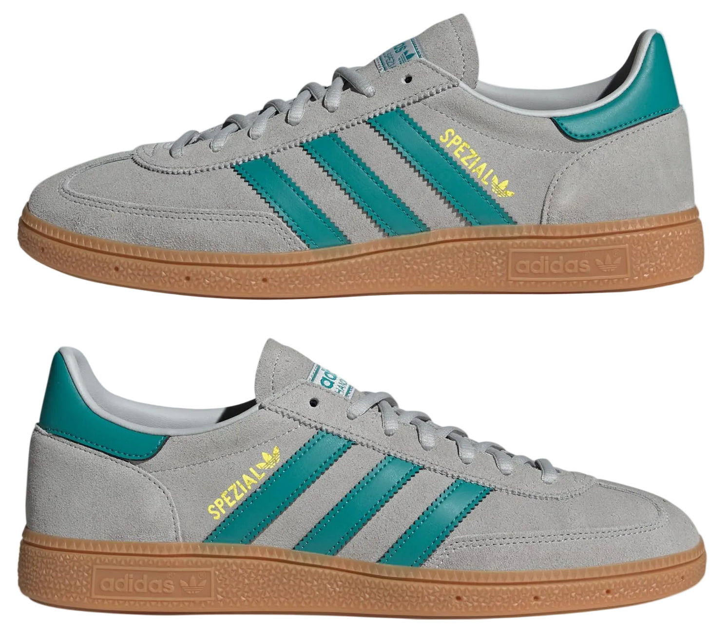 Adidas Handball Spezial Grey Two Pure Teal Gold Metallic