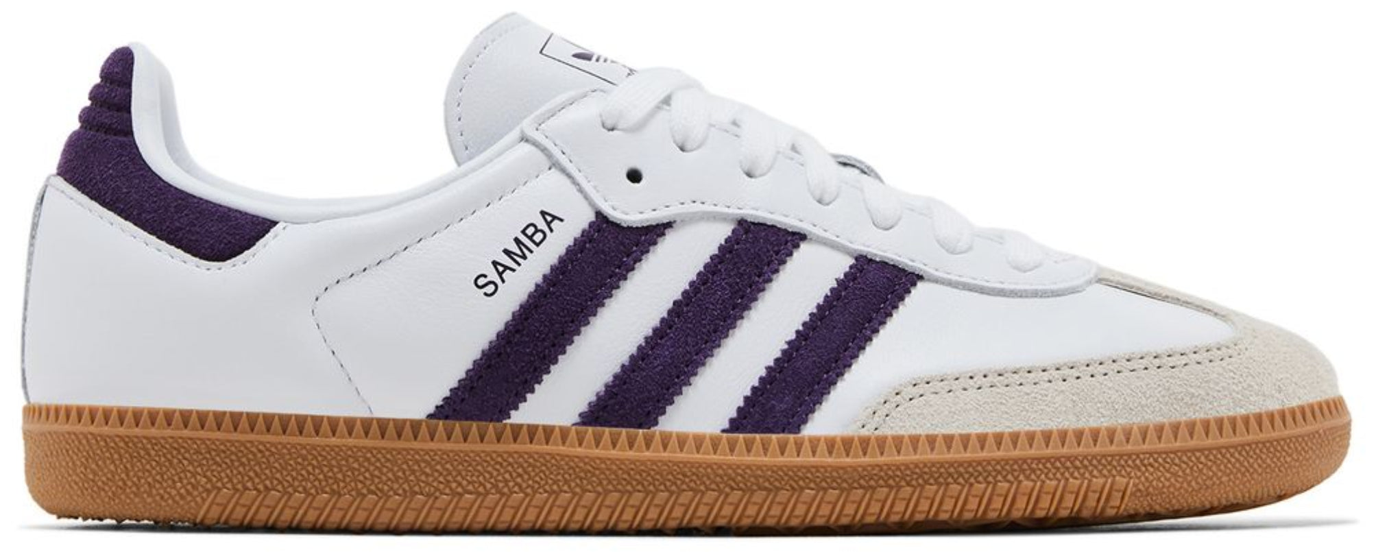 Adidas Samba OG White Alumina Aurora Plum (Women's)