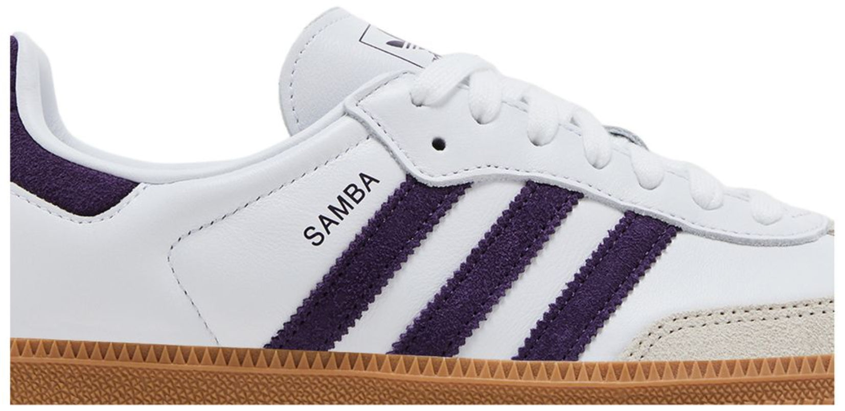 Adidas Samba OG White Alumina Aurora Plum (Women's)