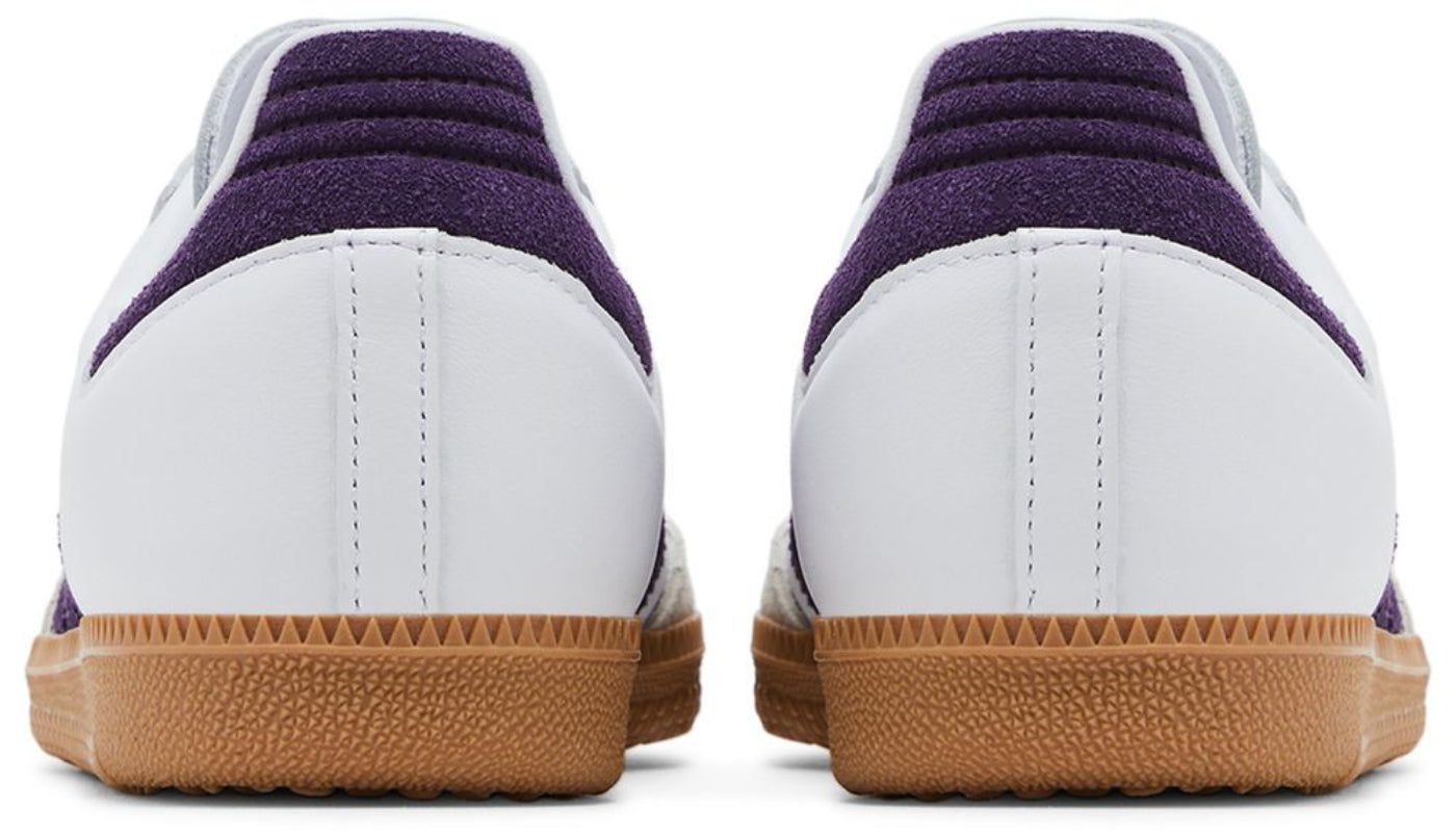 Adidas Samba OG White Alumina Aurora Plum (Women's)