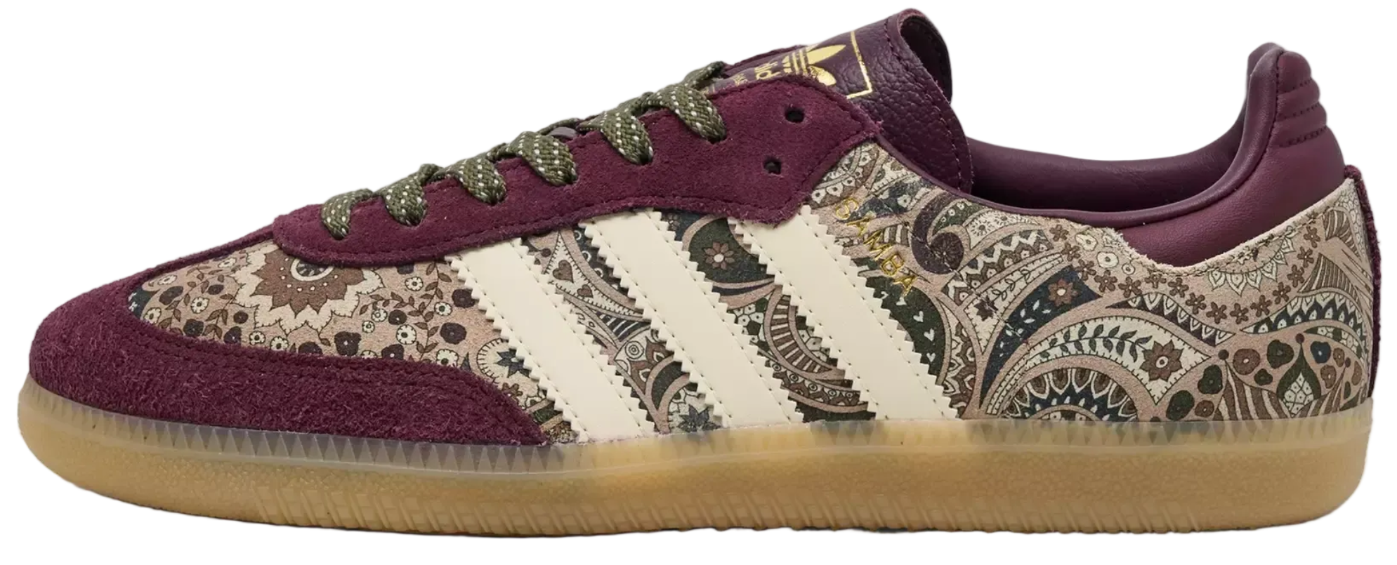 Adidas Samba OG Liberty London Maroon Warm Vanilla (Women's)