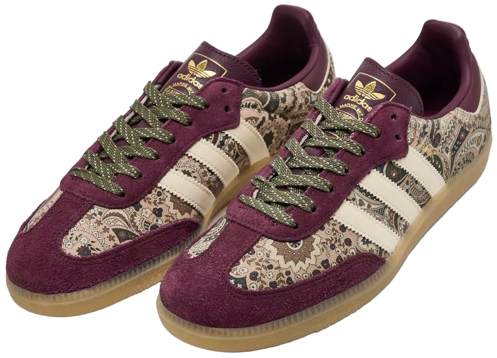 Adidas Samba OG Liberty London Maroon Warm Vanilla (Women's)