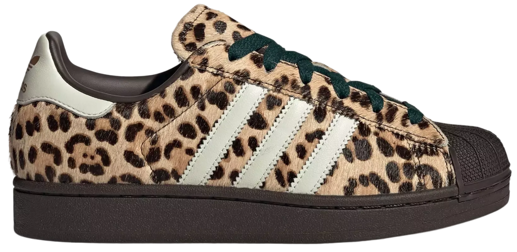 Adidas Superstar II Leopard Dark Brown Ivory (Women's)
