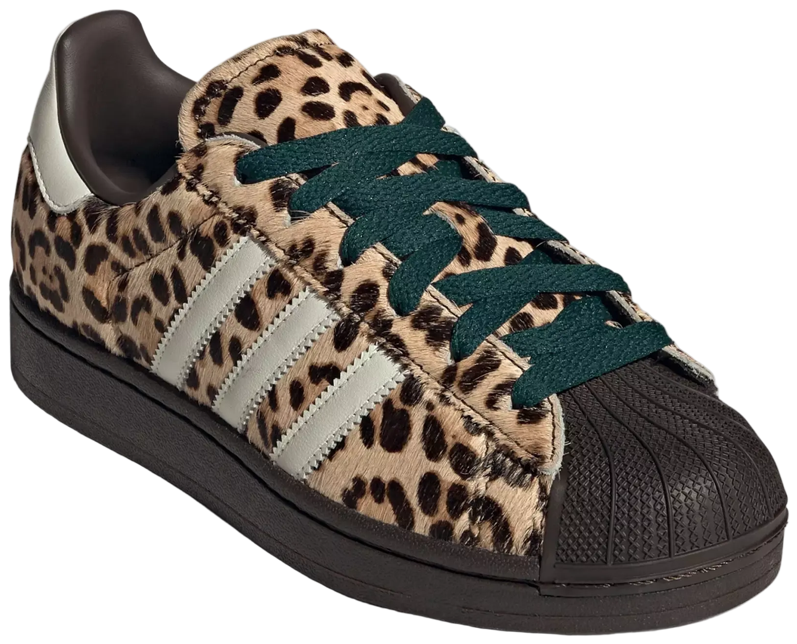Adidas Superstar II Leopard Dark Brown Ivory (Women's)