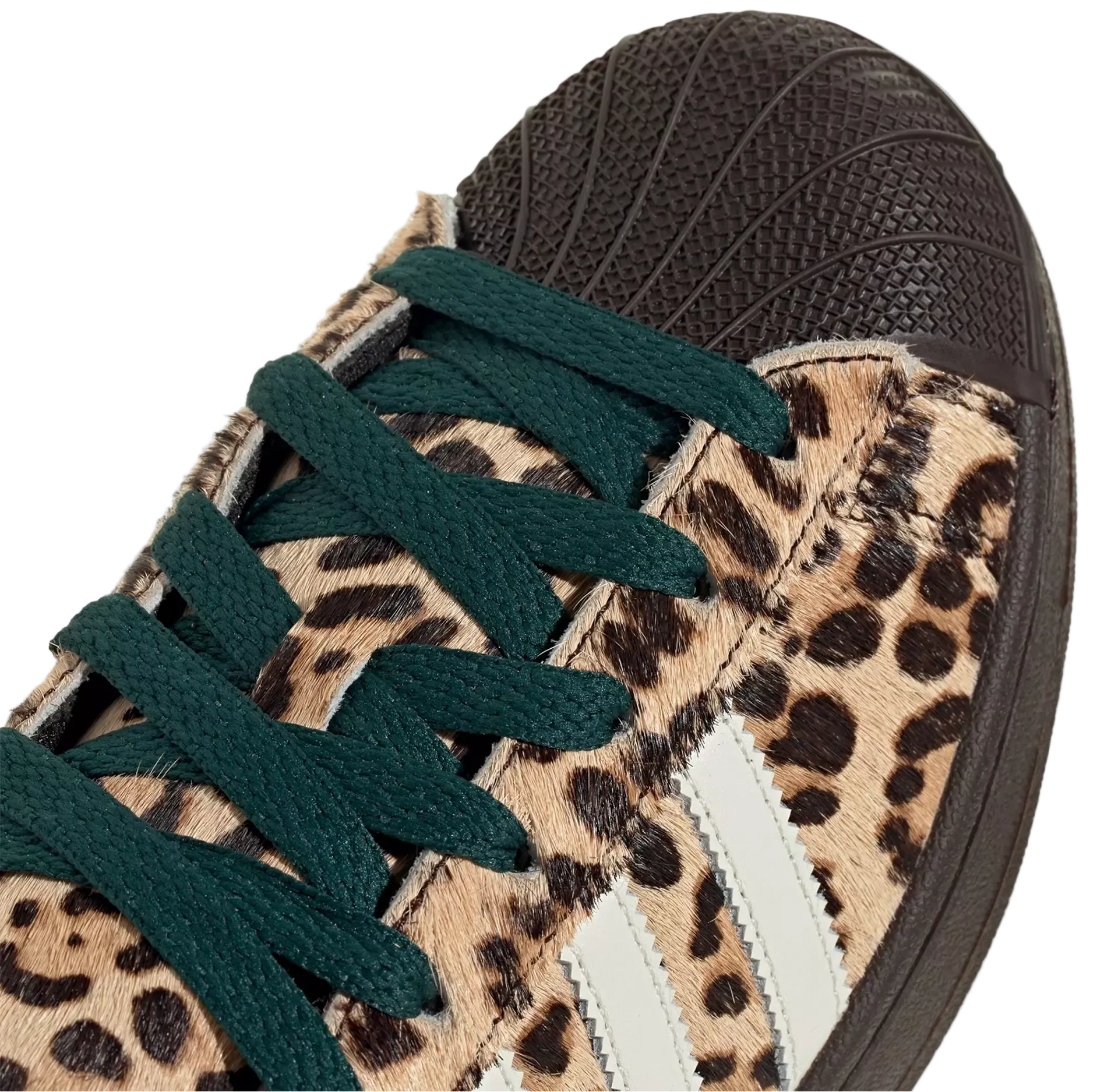 Adidas Superstar II Leopard Dark Brown Ivory (Women's)
