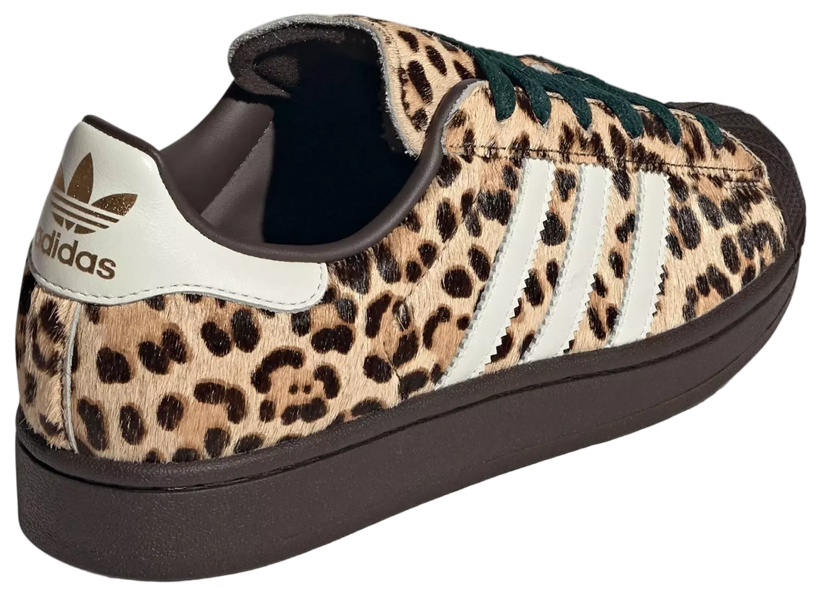 Adidas Superstar II Leopard Dark Brown Ivory (Women's)
