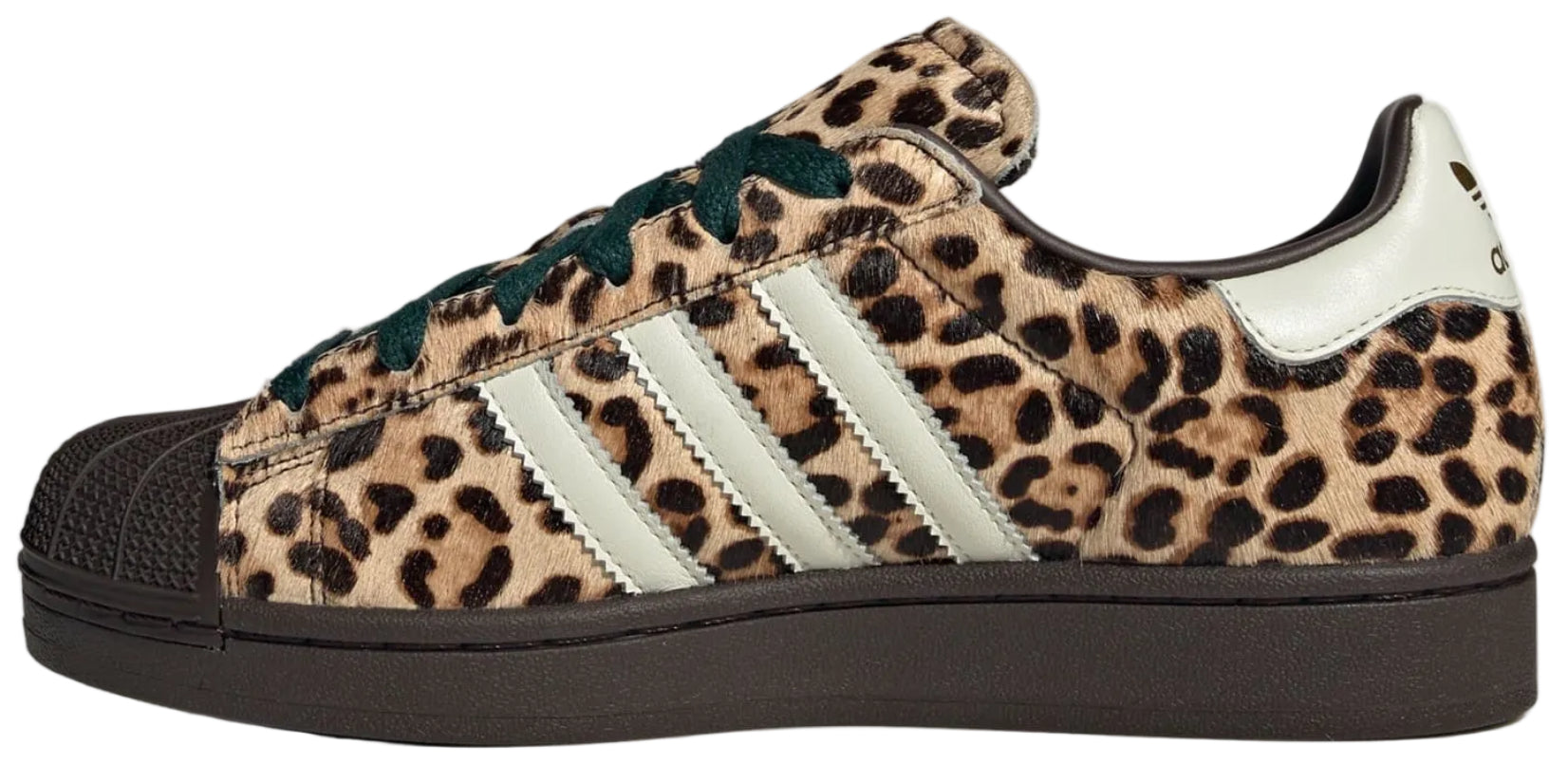 Adidas Superstar II Leopard Dark Brown Ivory (Women's)