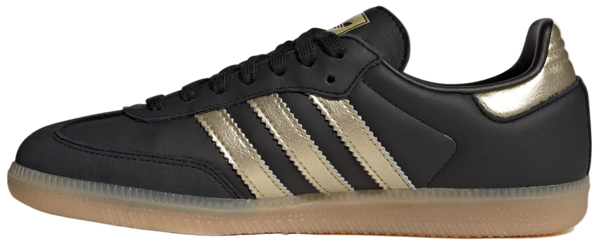 Adidas Samba OG Core Black Thermal Chrome Gum (Women's)
