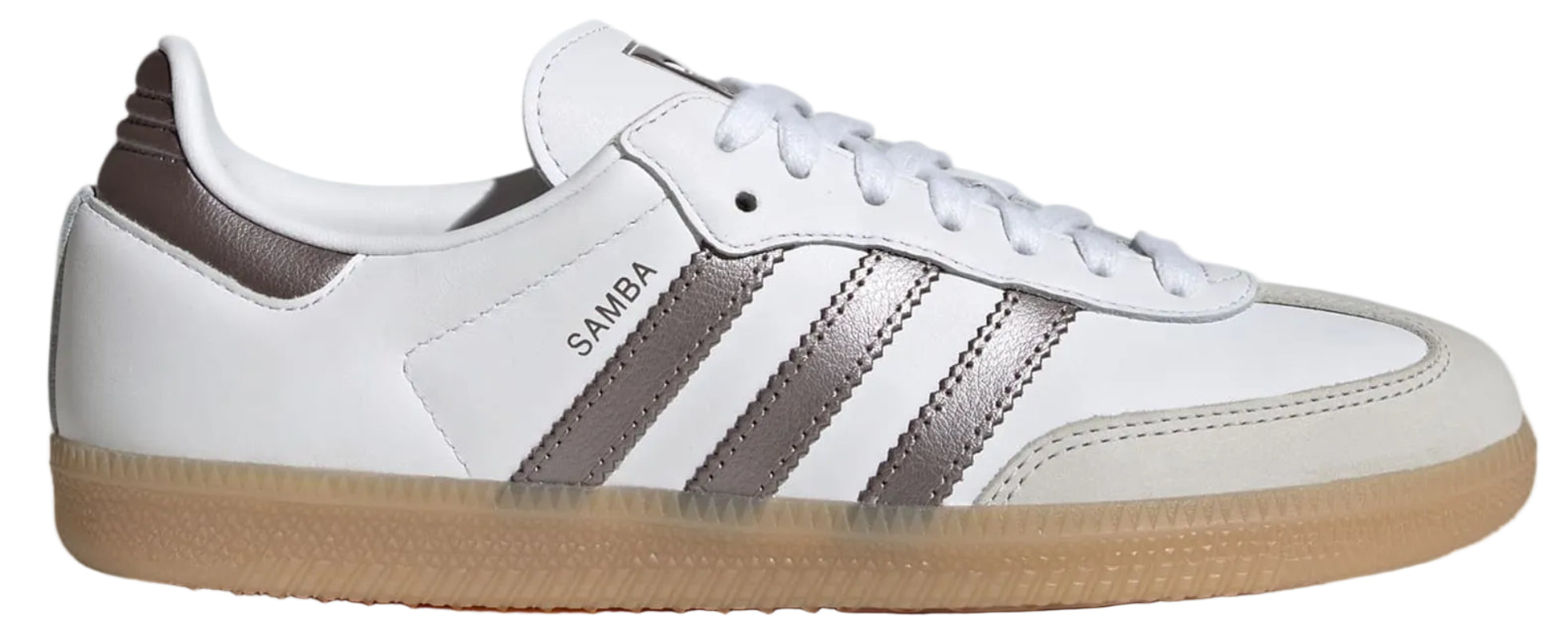Adidas Samba OG Cloud White Coffee Metallic Gum (Women's)