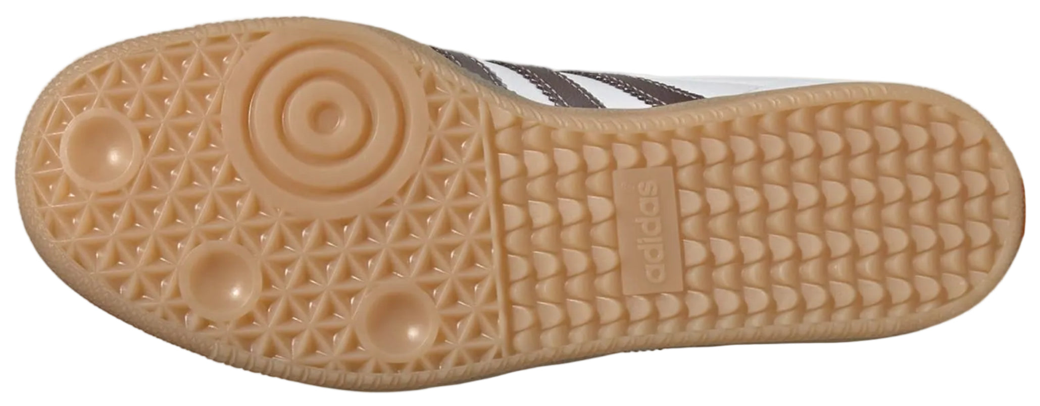 Adidas Samba OG Cloud White Coffee Metallic Gum (Women's)