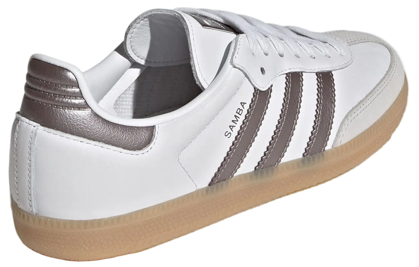 Adidas Samba OG Cloud White Coffee Metallic Gum (Women's)