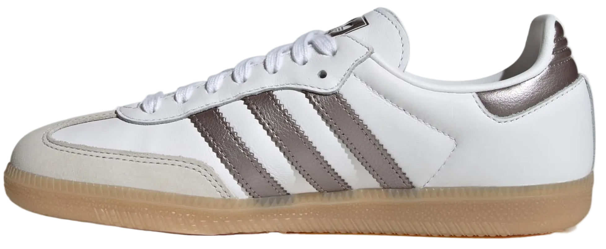 Adidas Samba OG Cloud White Coffee Metallic Gum (Women's)