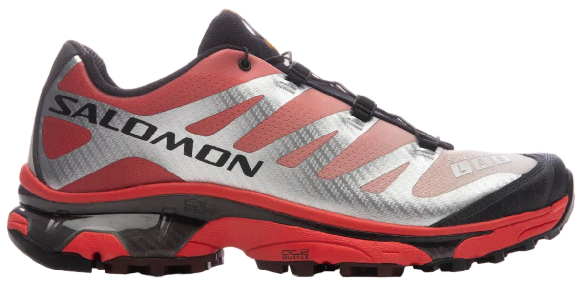 Salomon XT-4 OG Silver Black Fiery Red