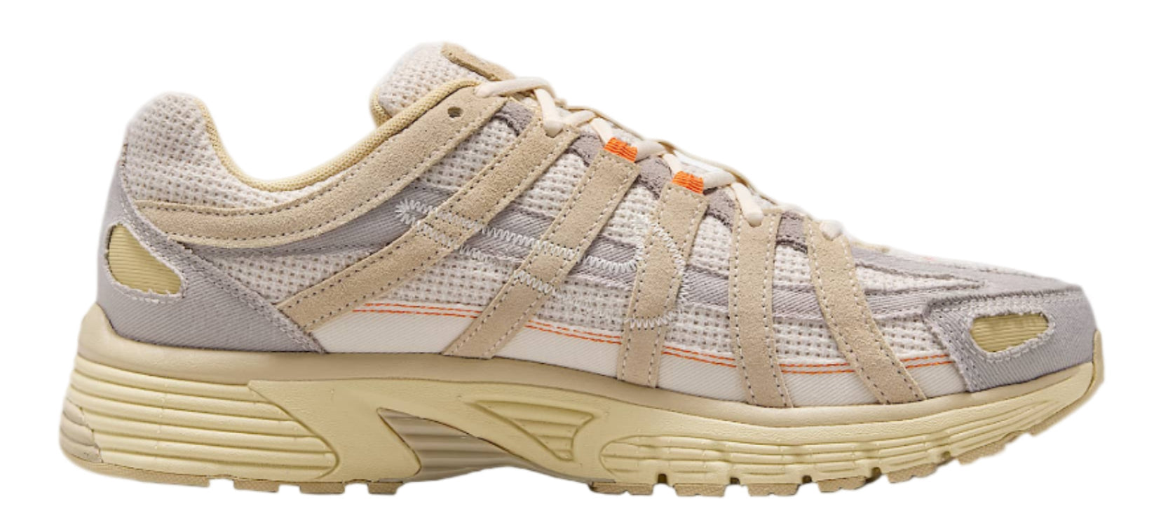 Nike P-6000 College Grey Khaki Safety Orange