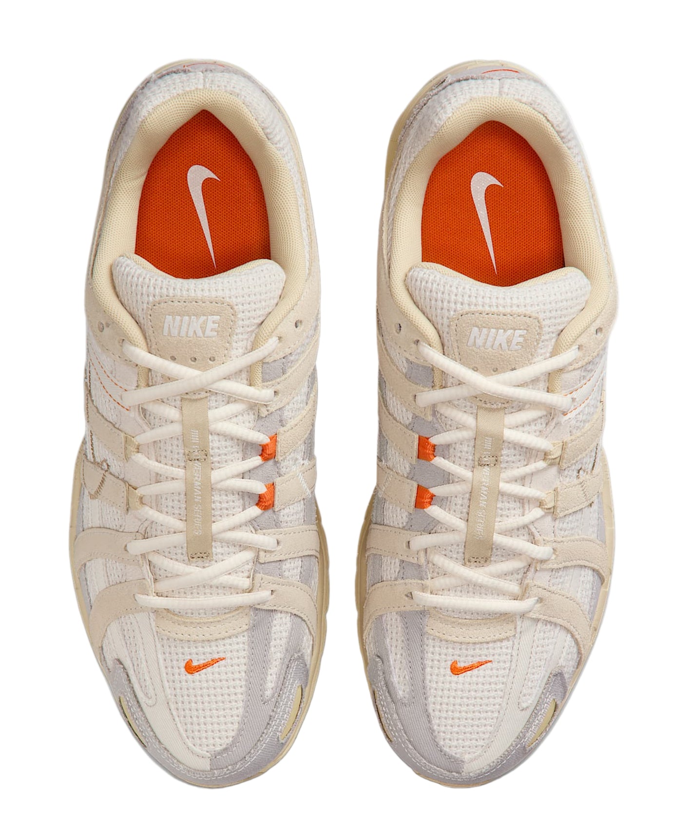 Nike P-6000 College Grey Khaki Safety Orange
