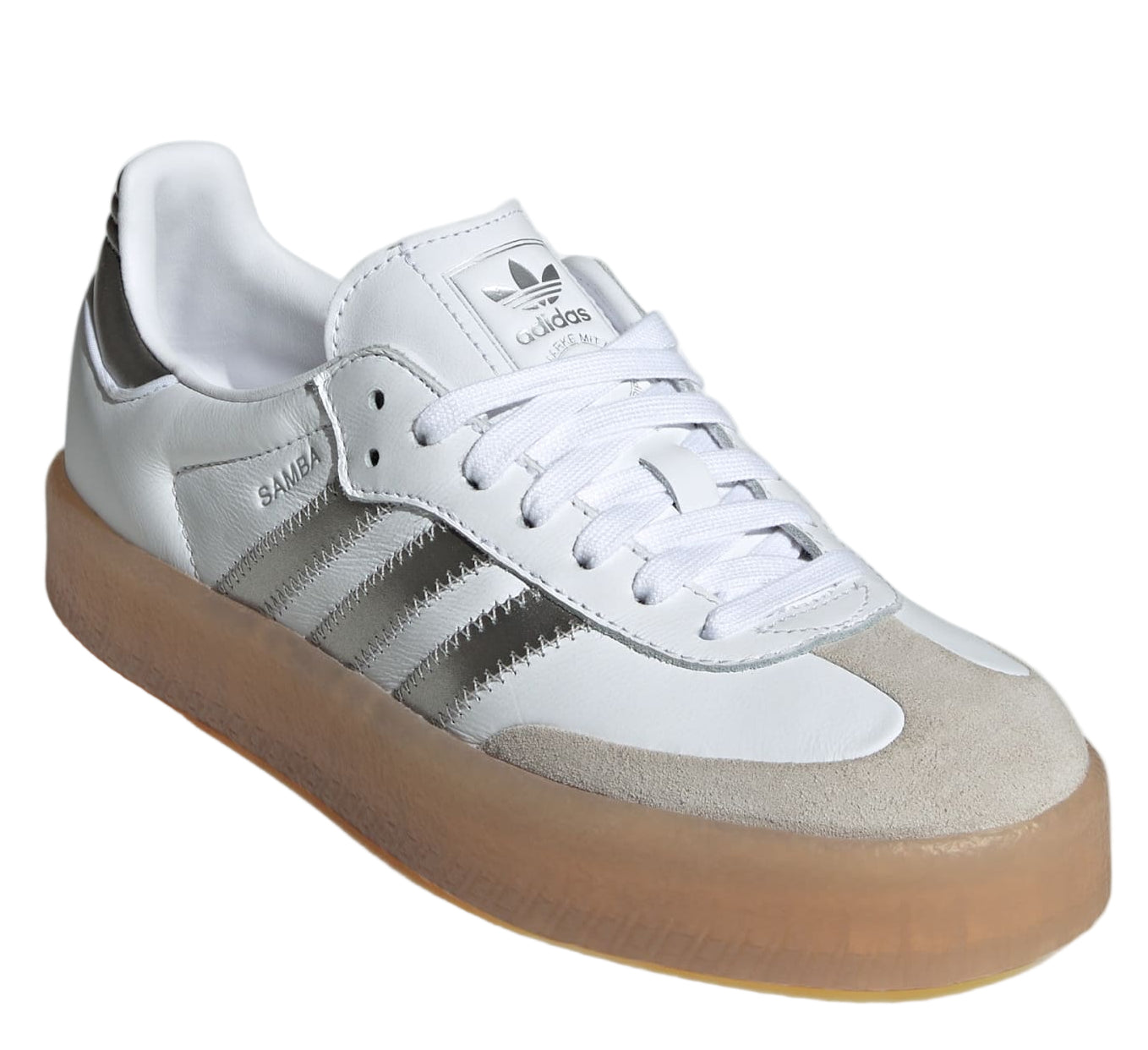 Adidas Sambae White Silver Metallic (Women's)