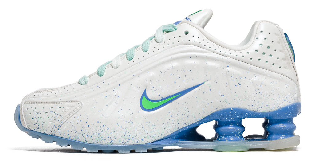 Nike Shox R4 AB White Green Strike Royal Pulse (Women's)