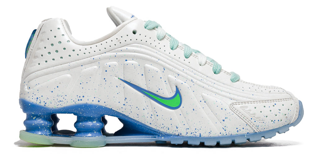 Nike Shox R4 AB White Green Strike Royal Pulse (Women's)