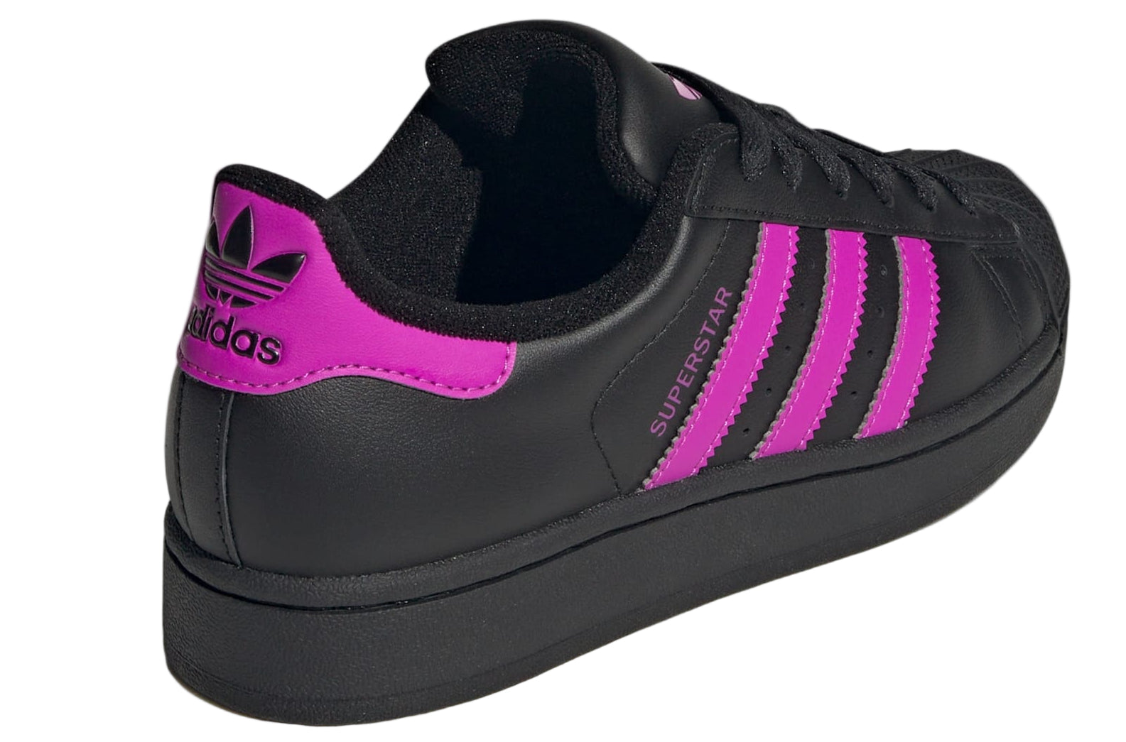 Adidas Originals Superstar II Black Flash Pink (GS)