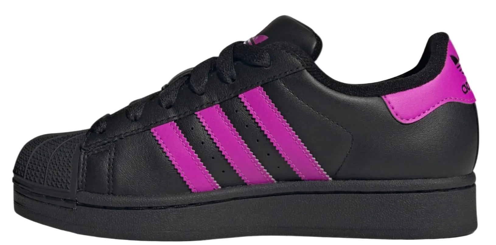 Adidas Originals Superstar II Black Flash Pink (GS)
