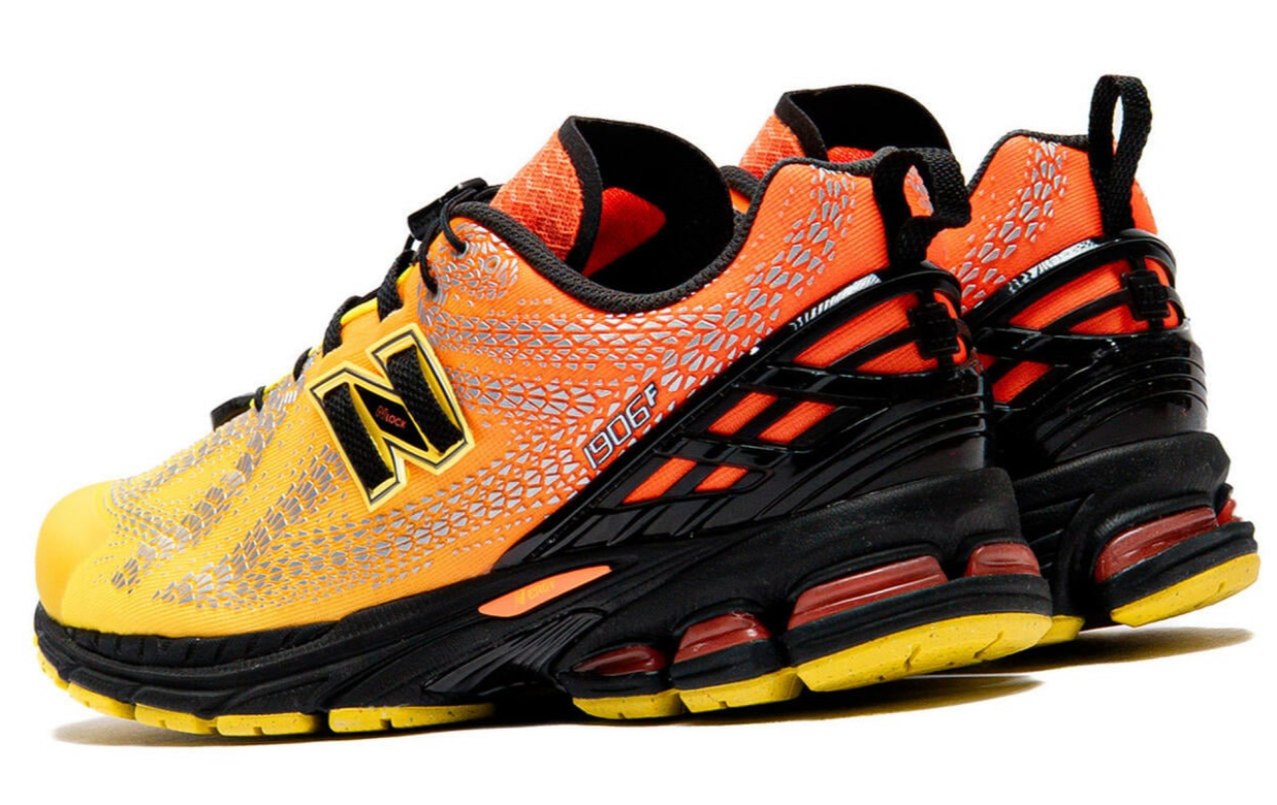 New Balance 1906F Punch Yellow Tangerine Heat
