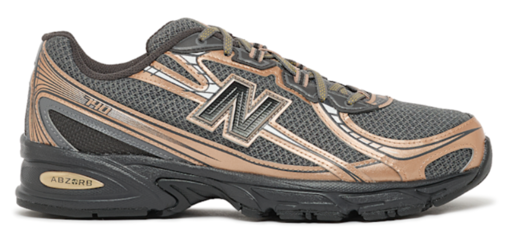 New Balance 740v2 Black Castlerock Gold Metallic