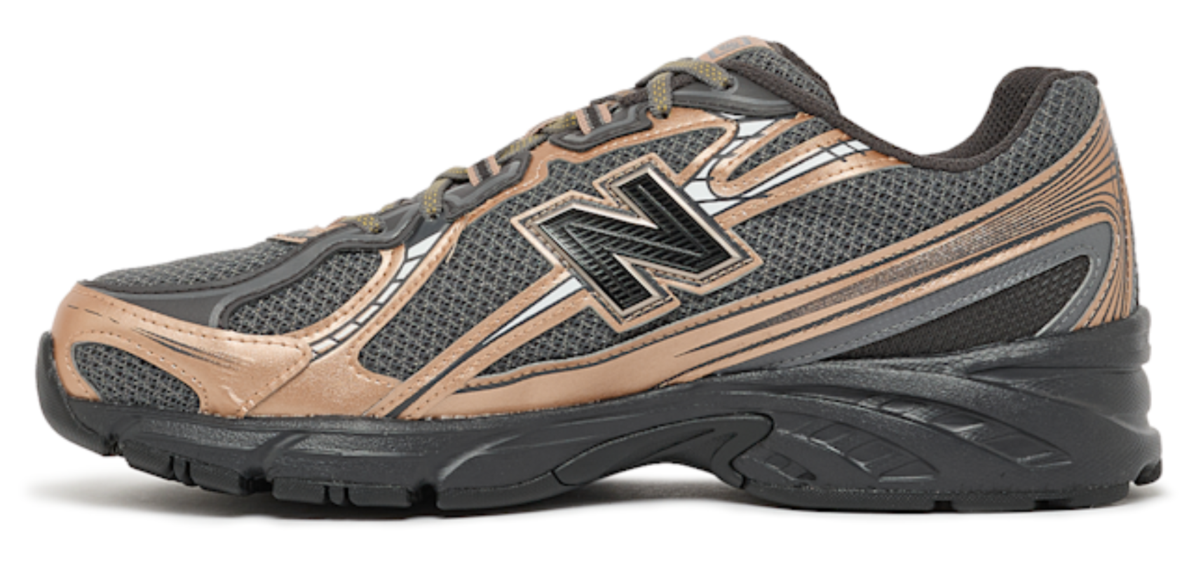 New Balance 740v2 Black Castlerock Gold Metallic