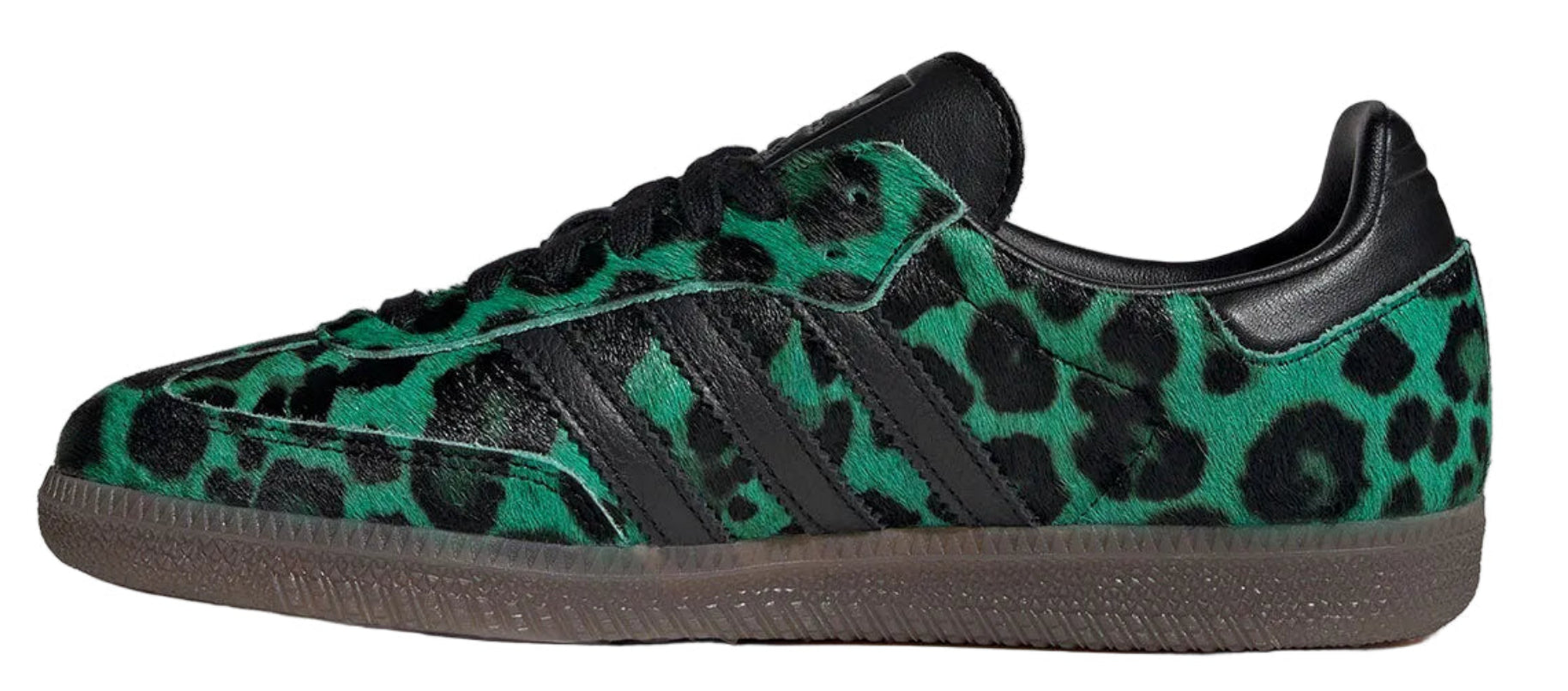Adidas Samba OG Leopard Semi Screaming Green (Women's)