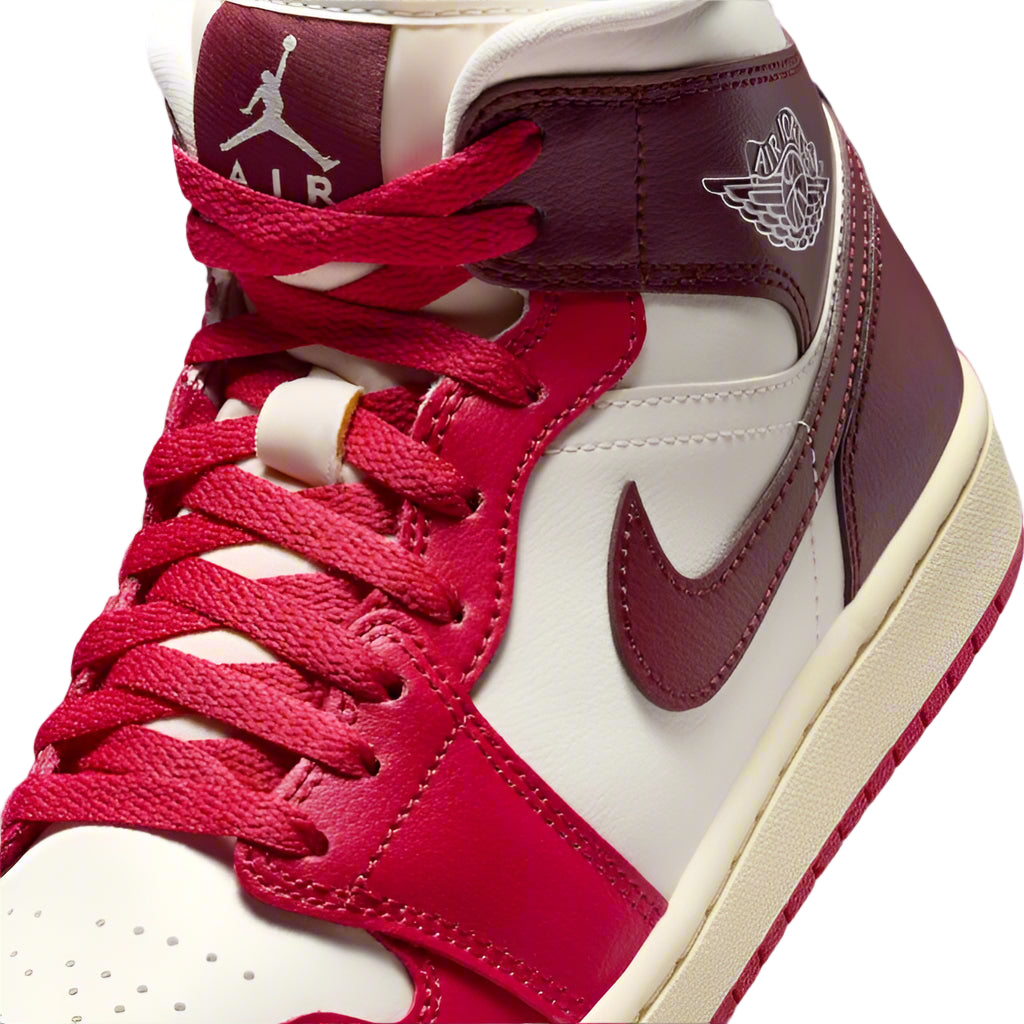 Jordan 1 Mid Sail Mystic Hibiscus (Women's)