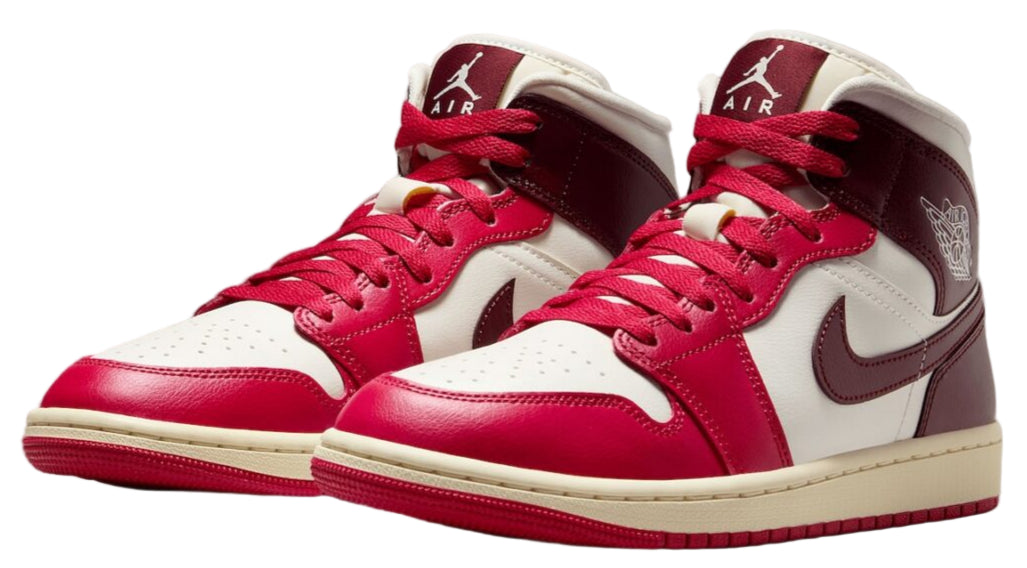 Jordan 1 Mid Sail Mystic Hibiscus (Women's)