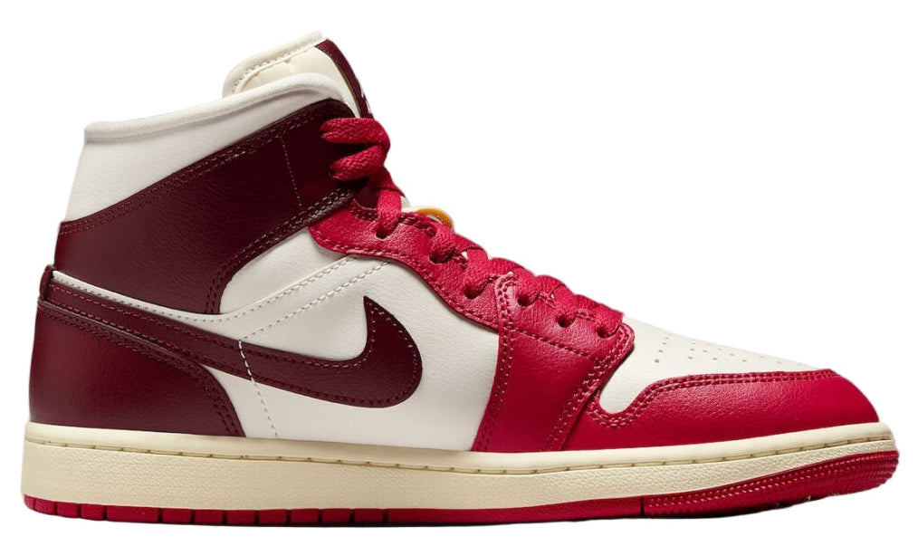 Jordan 1 Mid Sail Mystic Hibiscus (Women's)
