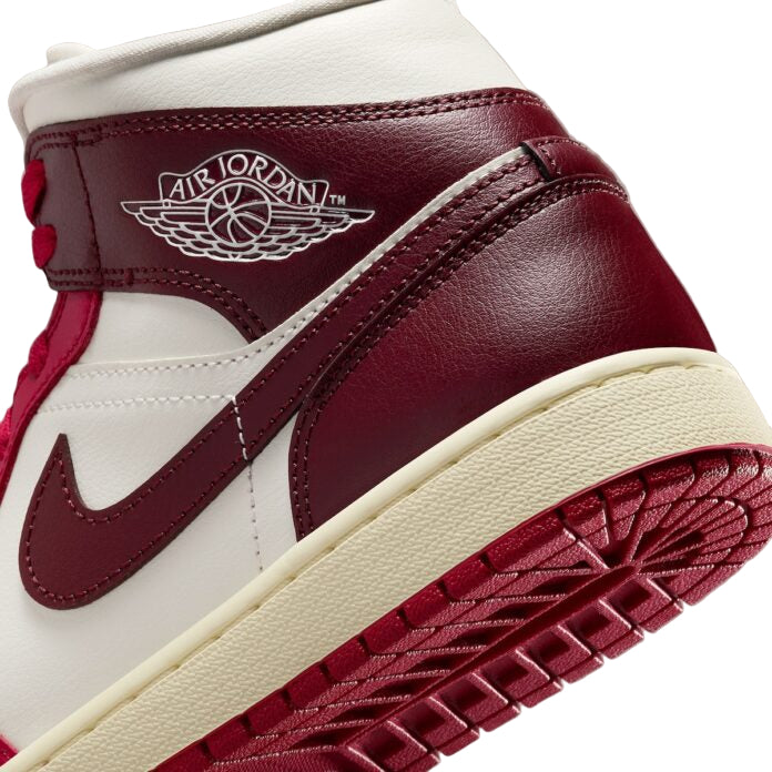 Jordan 1 Mid Sail Mystic Hibiscus (Women's)