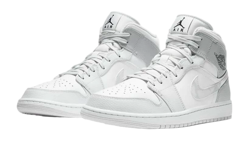 Jordan 1 Mid Grey Camo