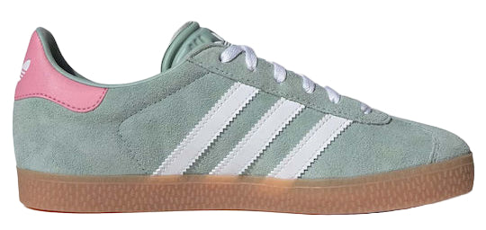 adidas Gazelle Hazy Green Bliss Pink (GS)