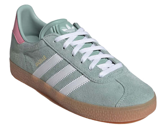 adidas Gazelle Hazy Green Bliss Pink (GS)