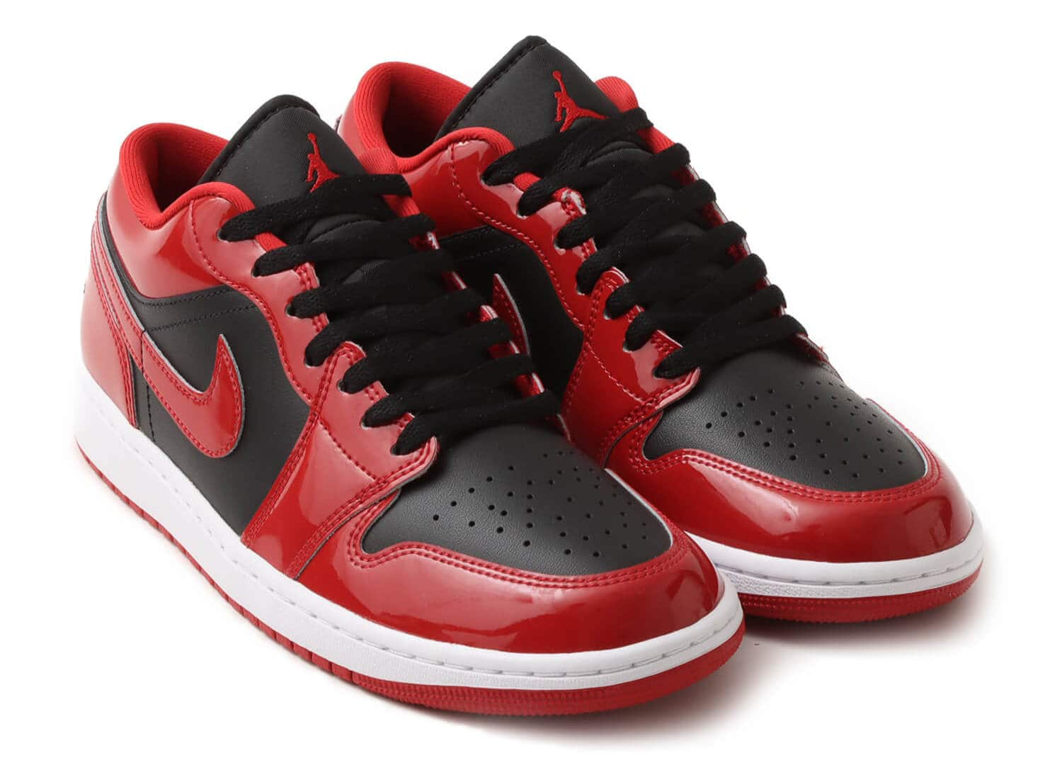 Jordan 1 Low SE Patent Varsity Red Black