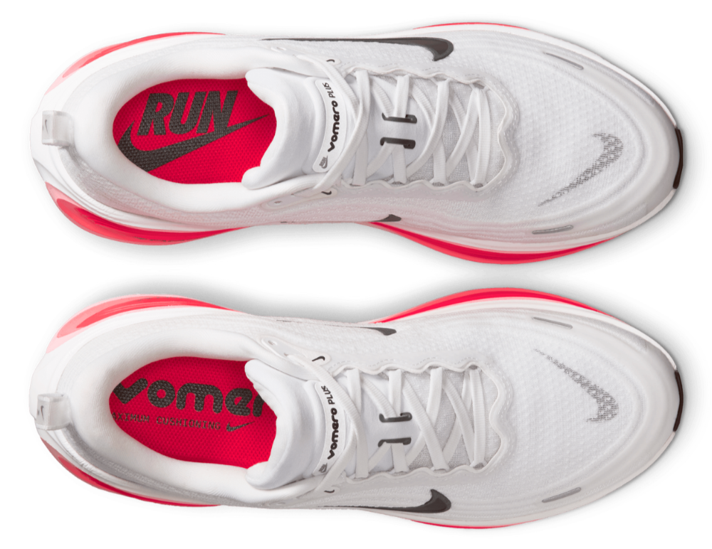Nike Vomero Plus White Black Bright Crimson