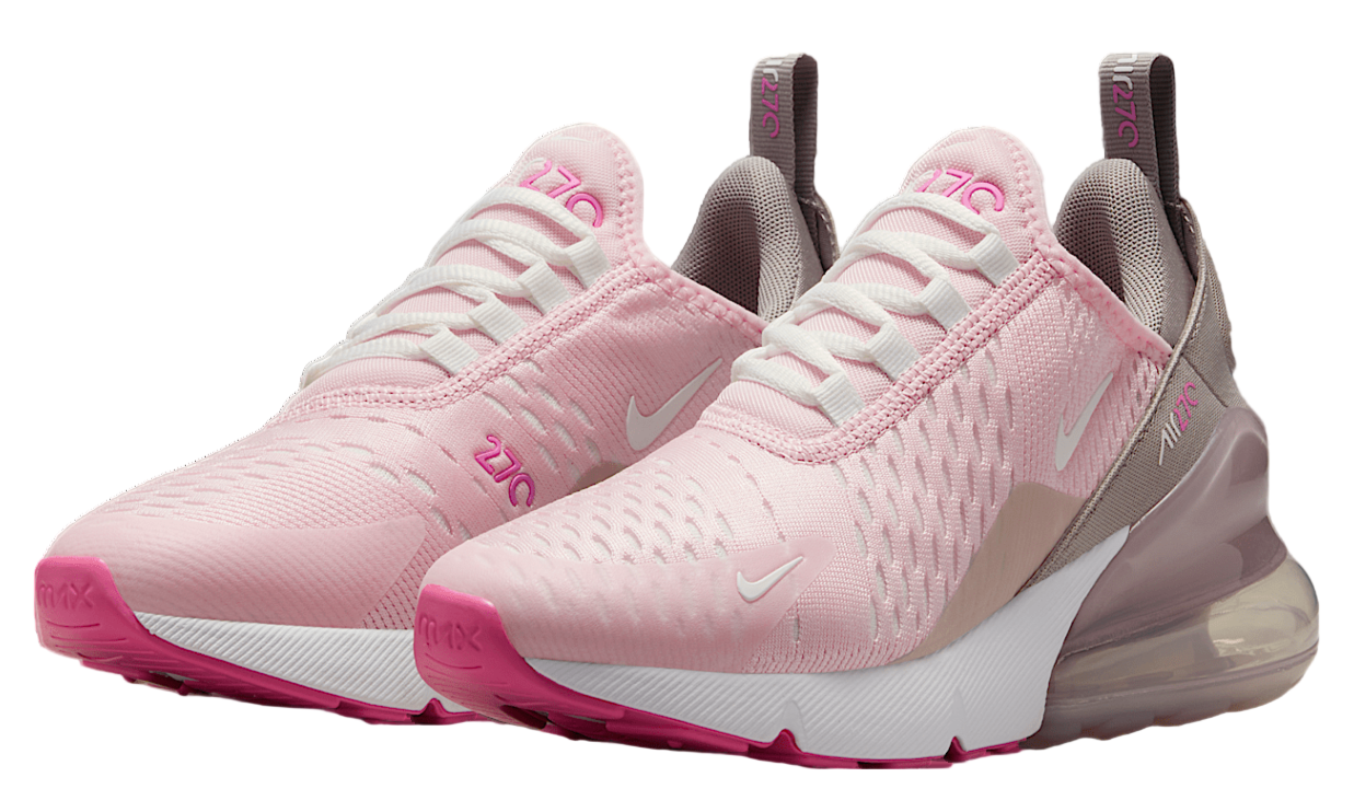 Nike Air Max 270 Pink Foam College Grey Platinum Violet Summit White (GS)