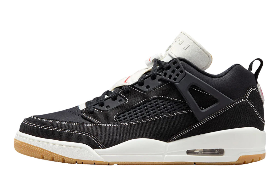 Jordan Spizike Low Black Denim
