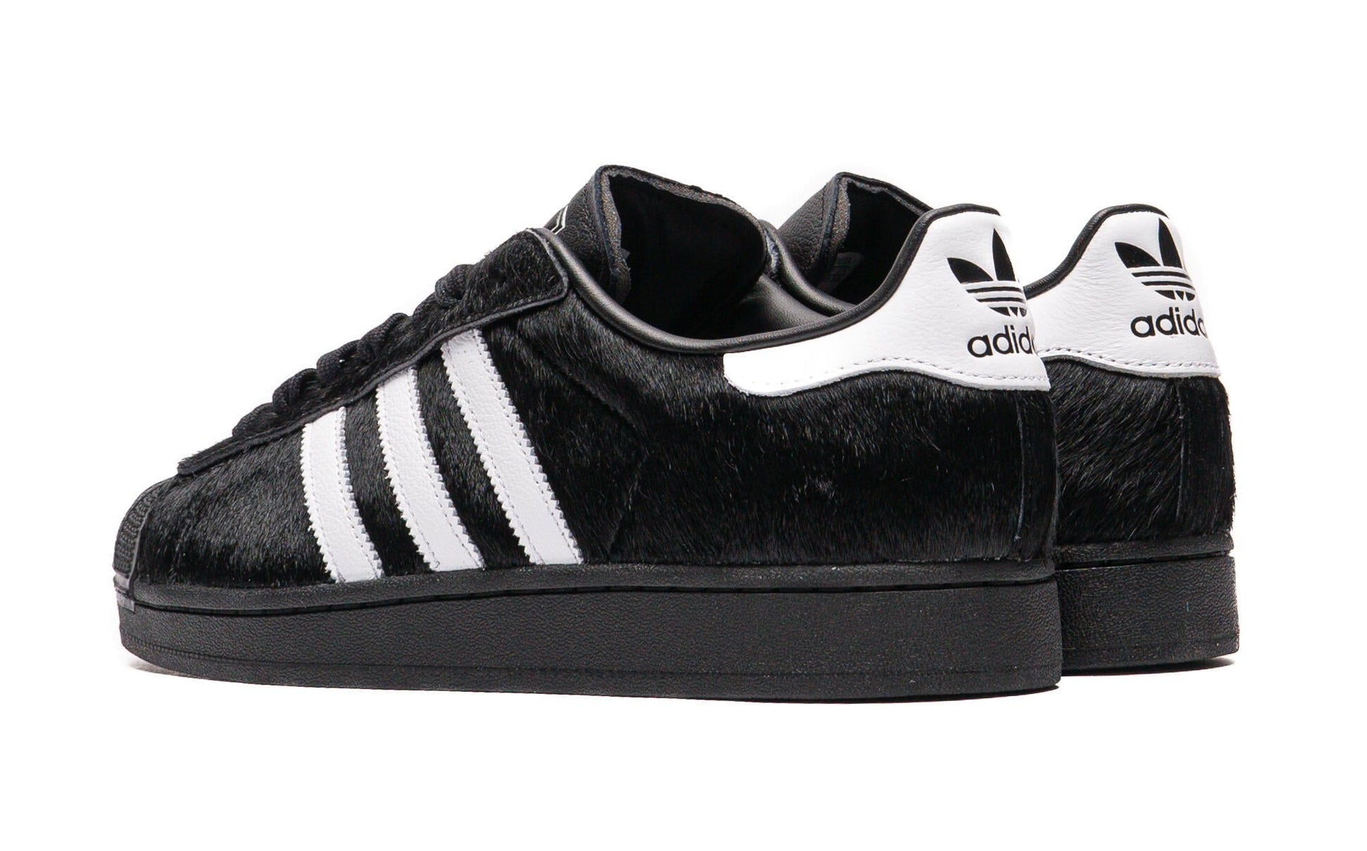 Adidas Superstar II Black Ponyhair (Women's)