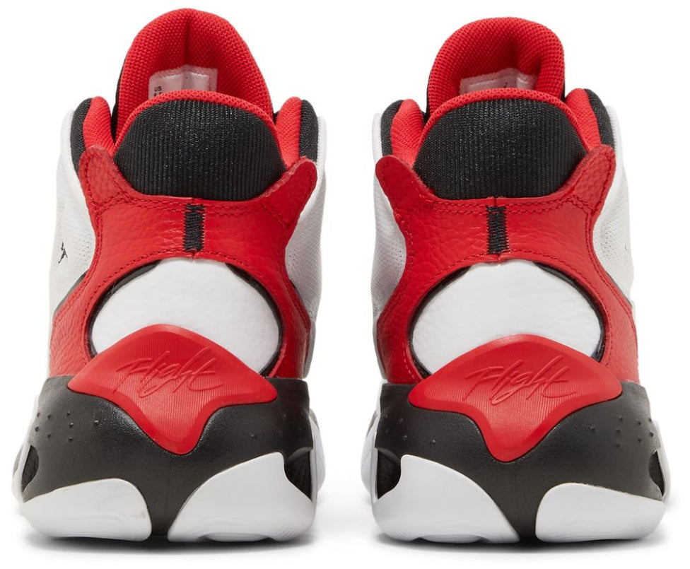 Jordan Max Aura 4 White Black University Red