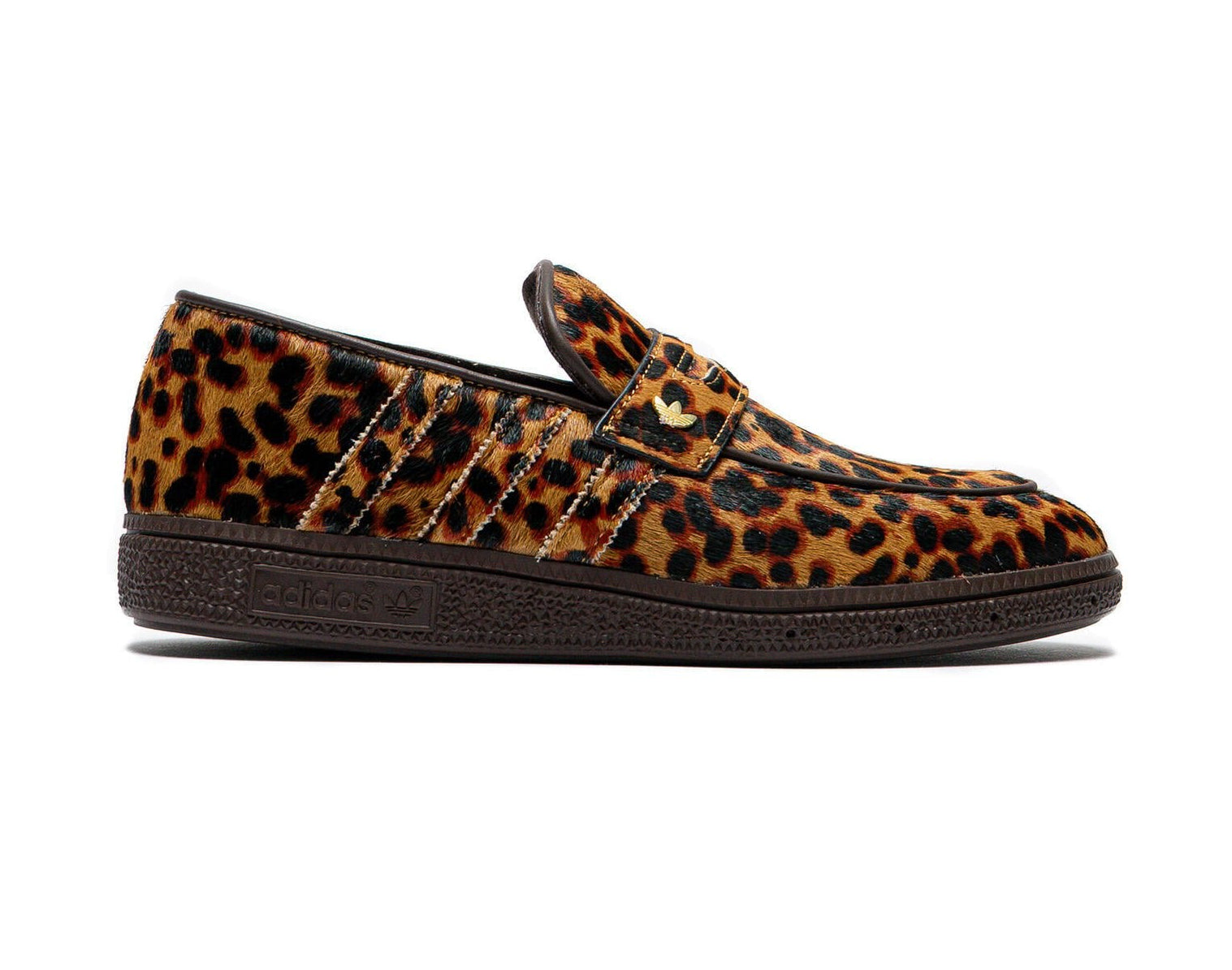 Adidas Handball Spezial Loafer Leopard Print Dark Brown (Women's)