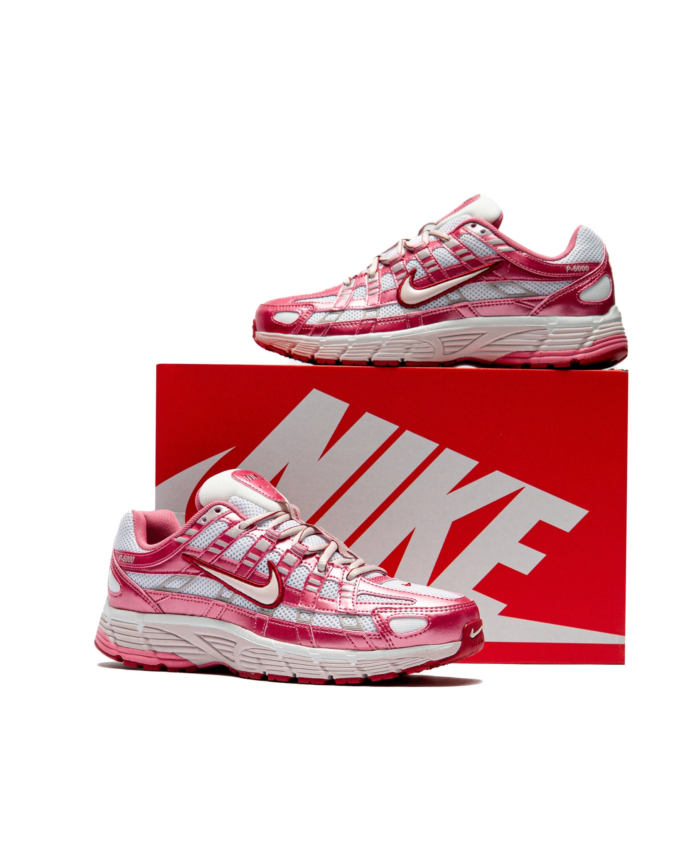 Nike P-6000 White Silt Red Peony (Women's)